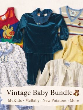 Vintage Baby 6 piece bundle set assorted sizes.